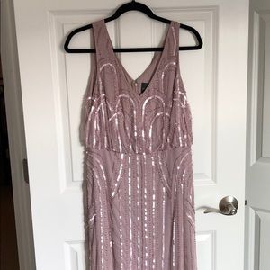 Adrianna Papell beaded gown